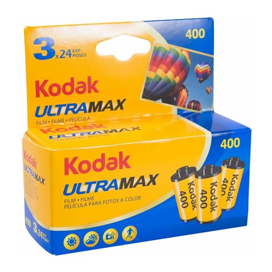 Amazon.com : KODAK 6034052 Ultra Max 400 Film (Blue/Yellow